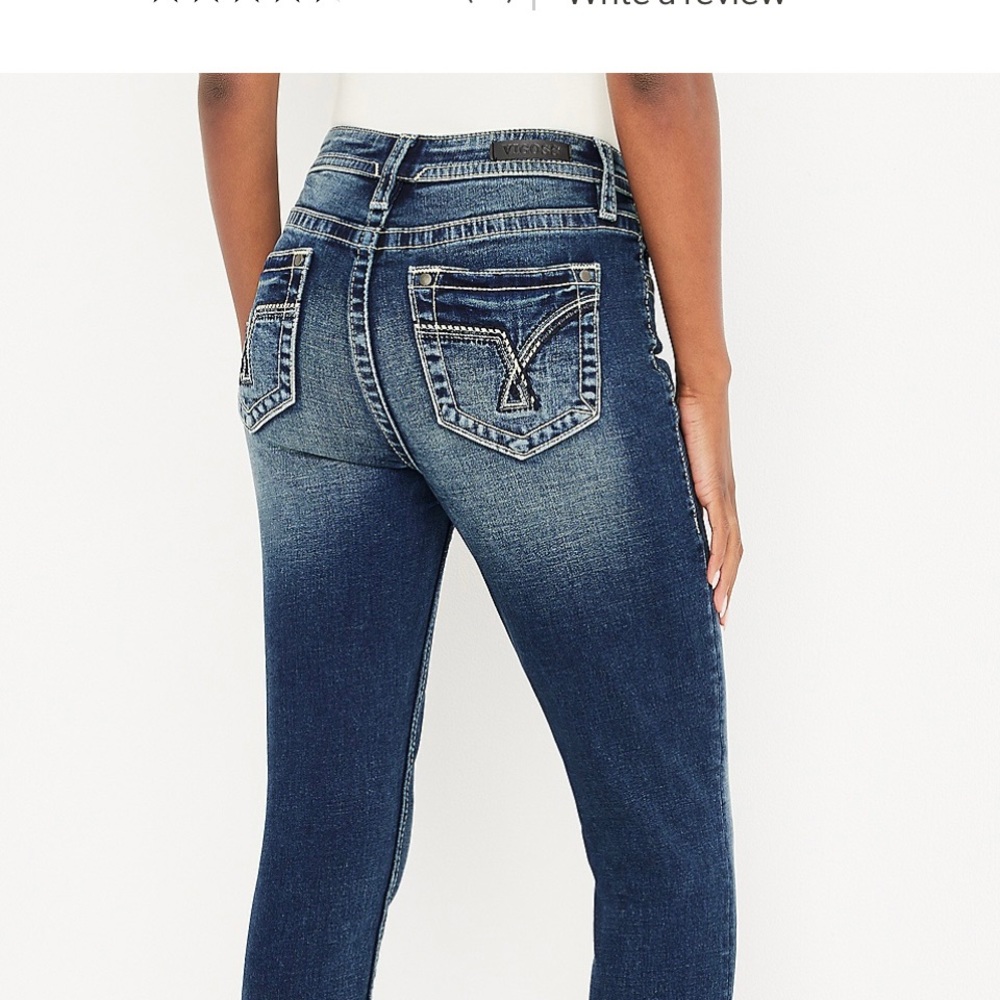 Vigoss Skinny Heritage Mid Rise Jeans size 14